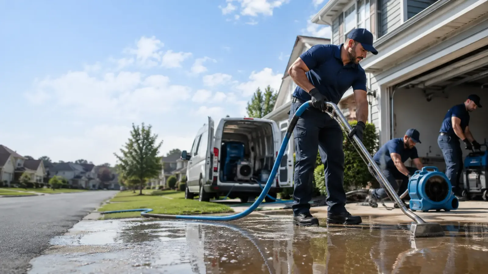 Storm-Related Flood Cleanup in Baraga, MI